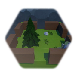 Wilderness dungeon room