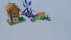 AY | 1 block sky block... With a village