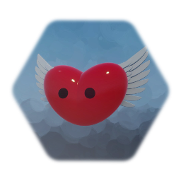 Launch Day Animated Flying Heart