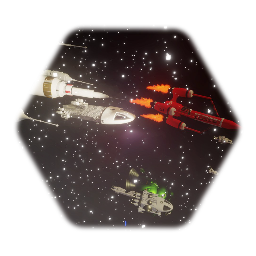 Space ships lots of them