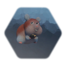 Hamster with Sunflower Seed
