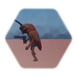 Roach with a glock