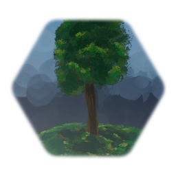 Painted tree 2d