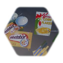 Cereal boxes