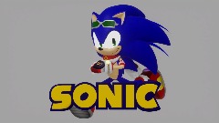Sonic the hedgehog but have a new logo