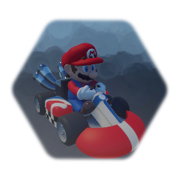 Mario in a kart (ultimate world racing)