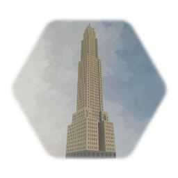 Art Deco Background Building 1 - More Detailed