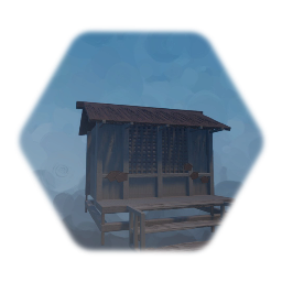 Old forgotten Japanese shrine