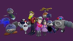 Neon Nemesis and Dave the Collector frenemies