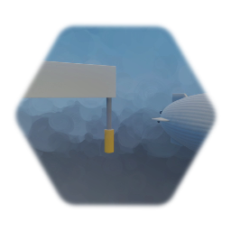 Blimp and add banner template