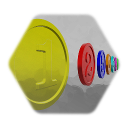 Simple numbered coins