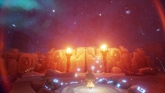 Ancient Temple Nighttime