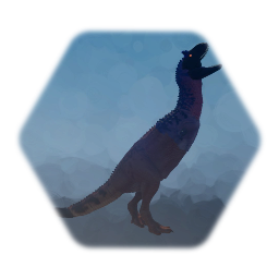 The Isle Carnotaurus Blue Horned Bull Skin.