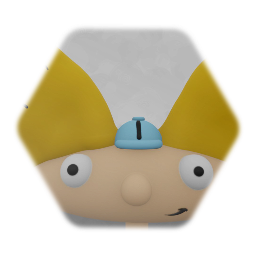 Hey Arnold Head Sculpture