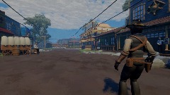 Old Western Mountain Town