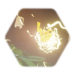 Pikachu thunderbolt attack