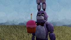 Bonnie eats mr cupcake