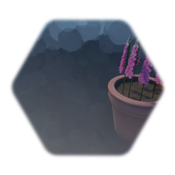 Pink flower pot