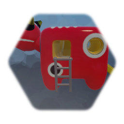 赤べこ滑り台Slide