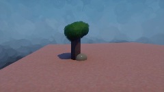 Árvore e Pedra Realista