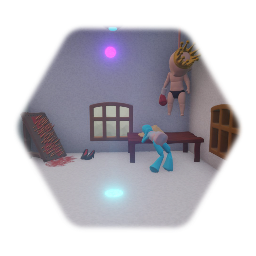 Remix of All Hallows' Dreams Haunted Room Template (Left Exit)