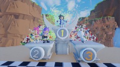 Sonic & Sega All Stars Racing - Podium Mikey