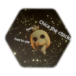 Chica the chicken (fnaf head template)