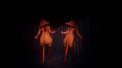 Double Pyramid Head Scene