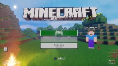 Minecraft Main menu V1