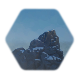 Snowy Rocky Peak
