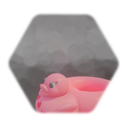 Porte gobelet gonflable canard