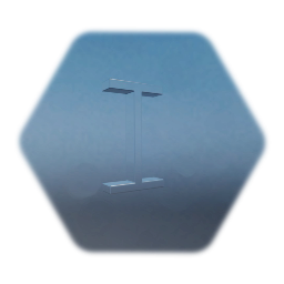 "I" (one block) metal letter