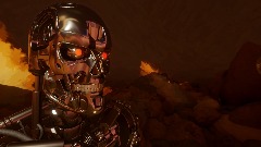 Terminator T800 Skull Showcase