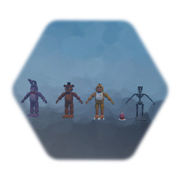 Ремикс: Advanced fnaf 1 model pack