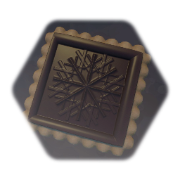 Snlowflake chocolate