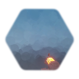 First person charecter with gravity gun