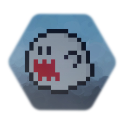 Mario Boo Ghost - Pixels
