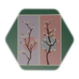 Cherry blossom painting #CUAJ-Japan