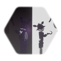 Arm less Shadow Bonnie and Shadow foxy