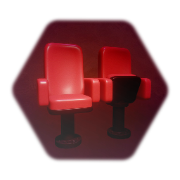 Theatre chair (stick to the floor)