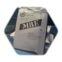 MRE (Meal Ready-to-Eat)