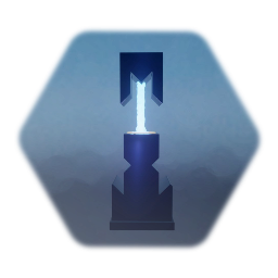 Cyberpunk corporate statue