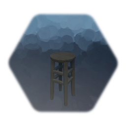 Medieval wooden stool