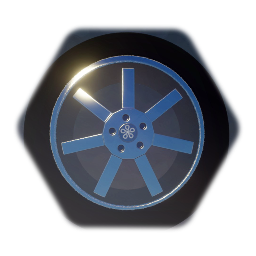 Tyre with aluminium rim