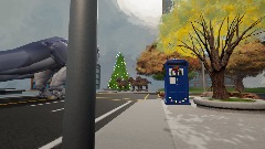 Dinosaur city Christmas themed