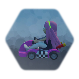 Evelyn in a Kart