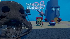 Sackboy goes to Bikini bottom!!!