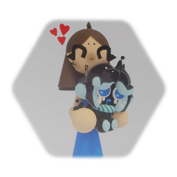 Smol squid ink cookie