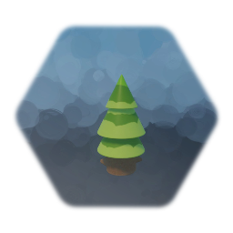 Light green pine tree