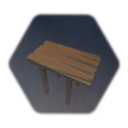 Splintery Looking Rough Worn Wood Table